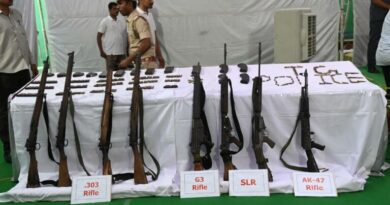 AK-47 rounds, grenades and gelatin sticks recovered from Naxal dump in Sukma