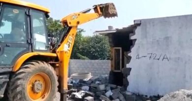 Cyberabad civic body demolishes 14 unauthorised constructions