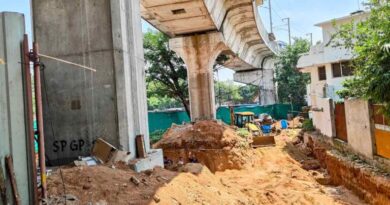 Hyderabad: Deep earth excavation works beneath HMRL metro pillars raise safety outcry 