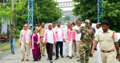 BRS leaders inspect Telangana thermal power stations, allege coal shortage and power cuts