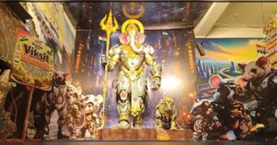 Viksit Bharat-themed Ganesh idol draws devotees in Hyderabad