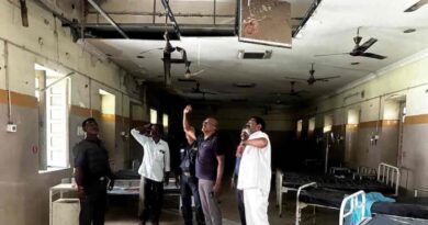 Three patients, two staff injured as roof collapses at MGM Hospital in Warangal