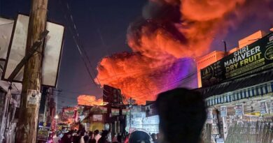 Massive fire ravages market near Jammu Railway Station, around 40 shops gutted