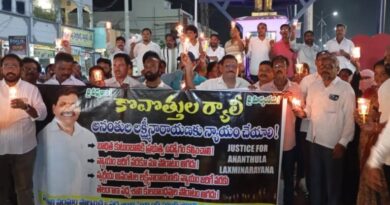 Padmashali Sangham stages candlelight rally seeking justice for HP Gas manager who died by suicide