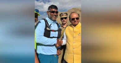 Telangana constable Pilli Raju completes 72-km Khardung La Challenge
