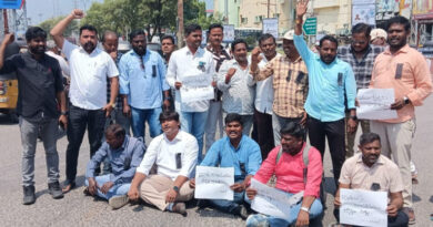 Warangal (East) journalists demand apology from Wardhannapet MLA KR Nagaraju