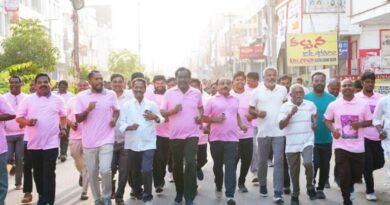 BRS organises 5K run in Jogulamba Gadwal to mark district’s 10th anniversary